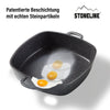 Servierpfanne Eckig 28 cm | mit Deckel