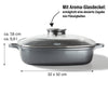 Servierpfanne Eckig 32 cm | mit Deckel