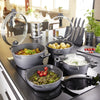 Future Topfset 8 tlg.  mit Siebglas Deckel, Induktion geeignet