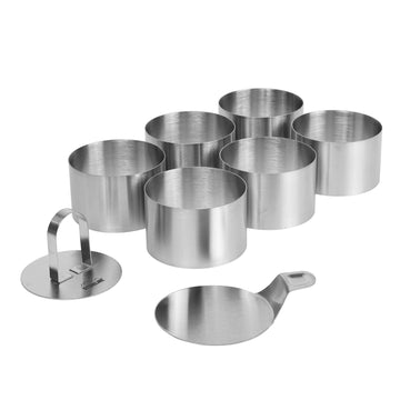 Dessertringe Speiseringe Rund Set 8-teilig | Edelstahl