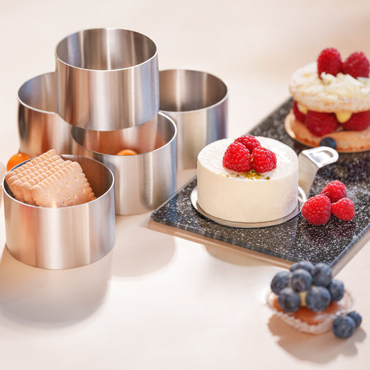 Dessertringe Speiseringe Rund Set 8-teilig | Edelstahl