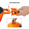 Cocotte Bräter Rund 28 cm Orange | mit Deckel