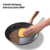 Keramik Kochgeschirr-Set 14-teilig | mit Deckeln - Holzoptik
