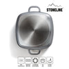 Servierpfanne Eckig 24 cm | mit Deckel